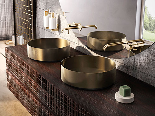 Gessi 316 Edelstahl Armatur trame